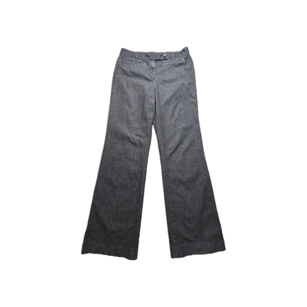 Banana Republic Bootcut Jeans Gray Stretch Mid Rise Womens 12